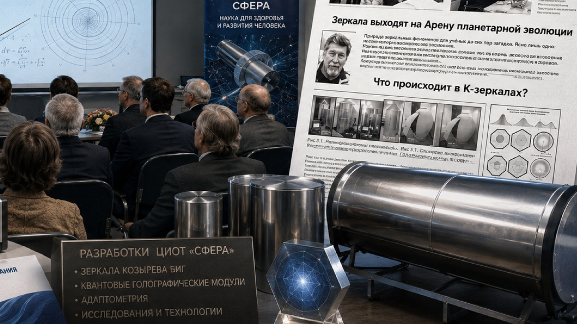 Обложка новости о публикации в газете Аномалия №24 2016, объективный контроль эффективности Зеркал Козырева и биоинформационные гармонизаторы ЦИОТ Сфера.